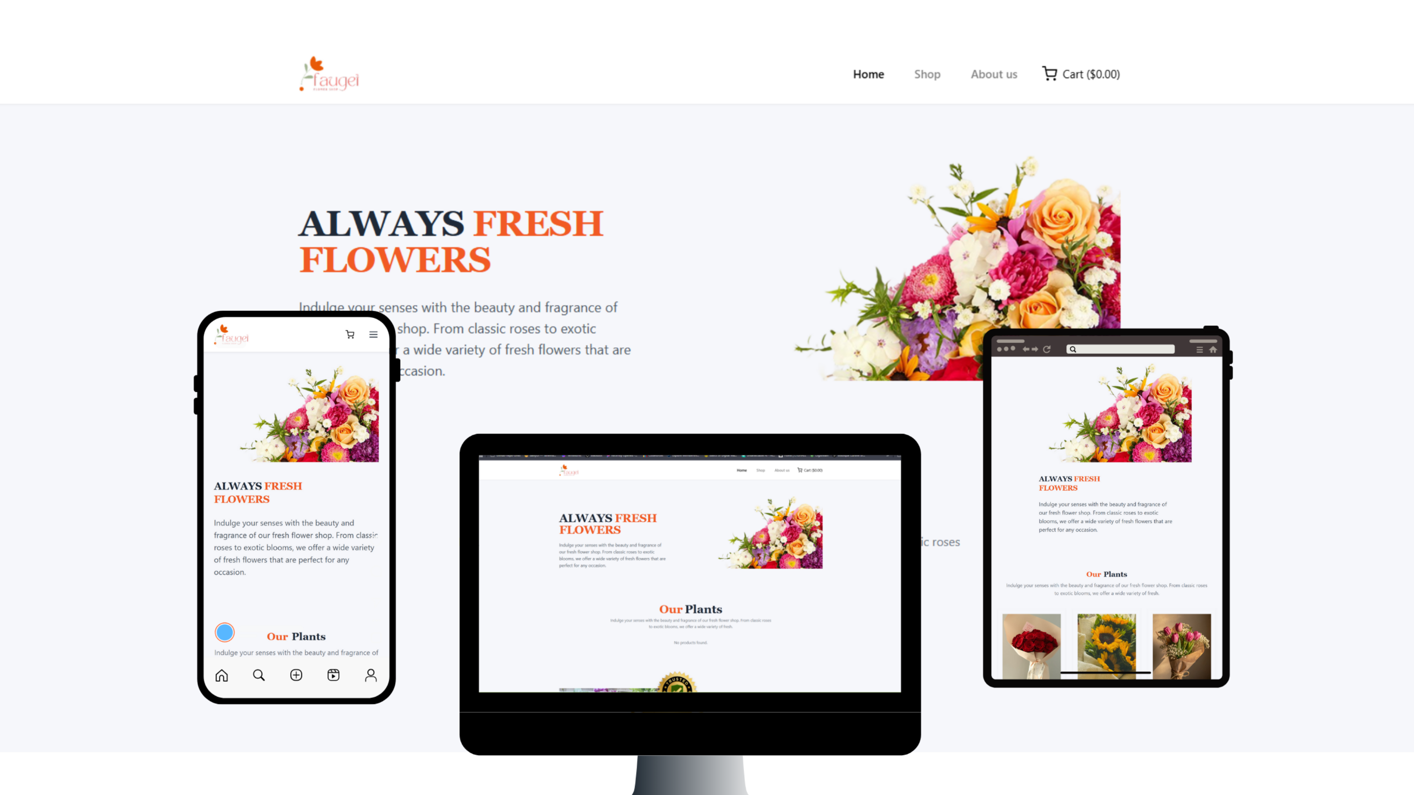 Flower Mart – Full-Stack Flower Shop Platform