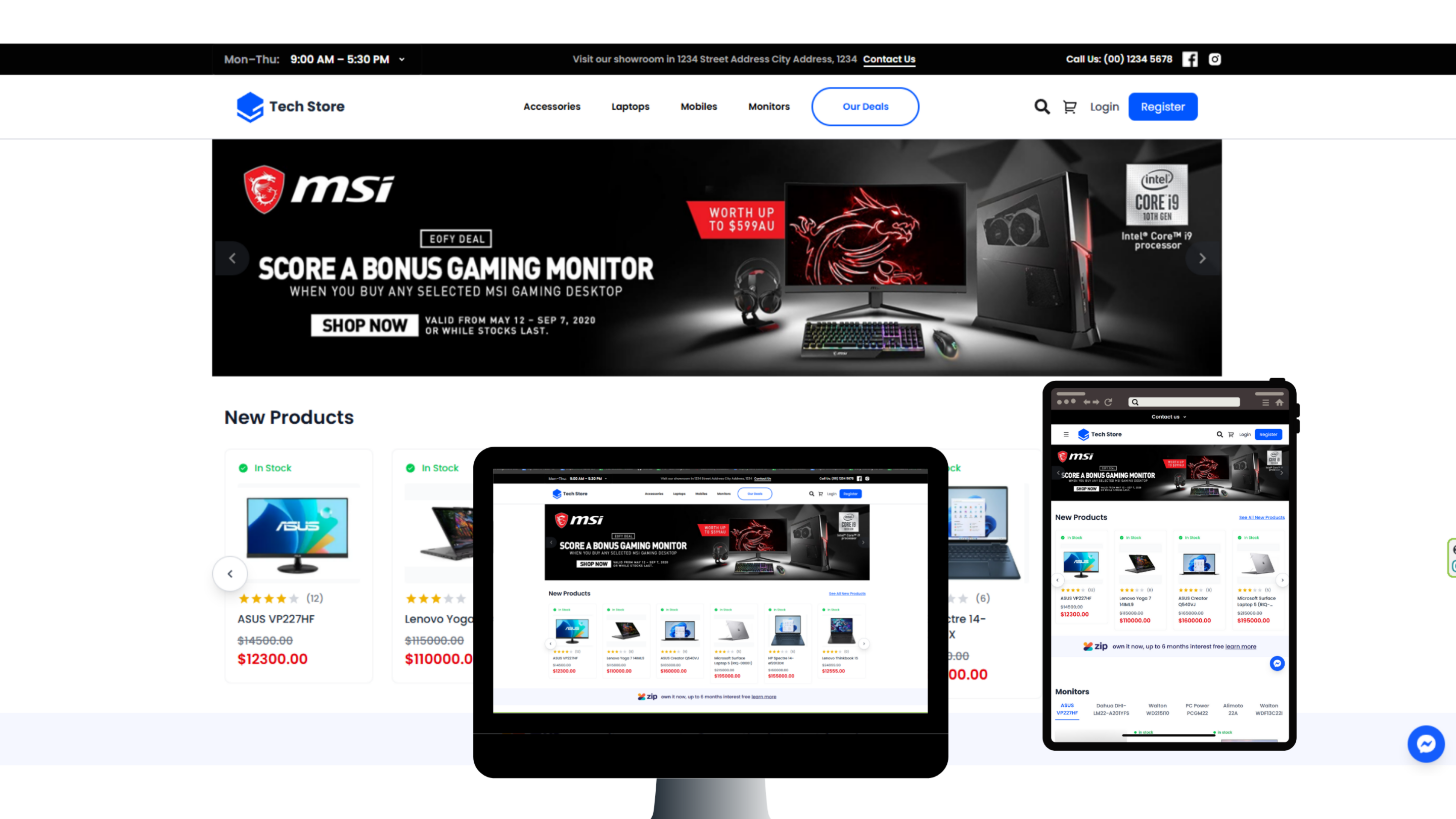 Tech-Store – Full-Stack E-Commerce Platform