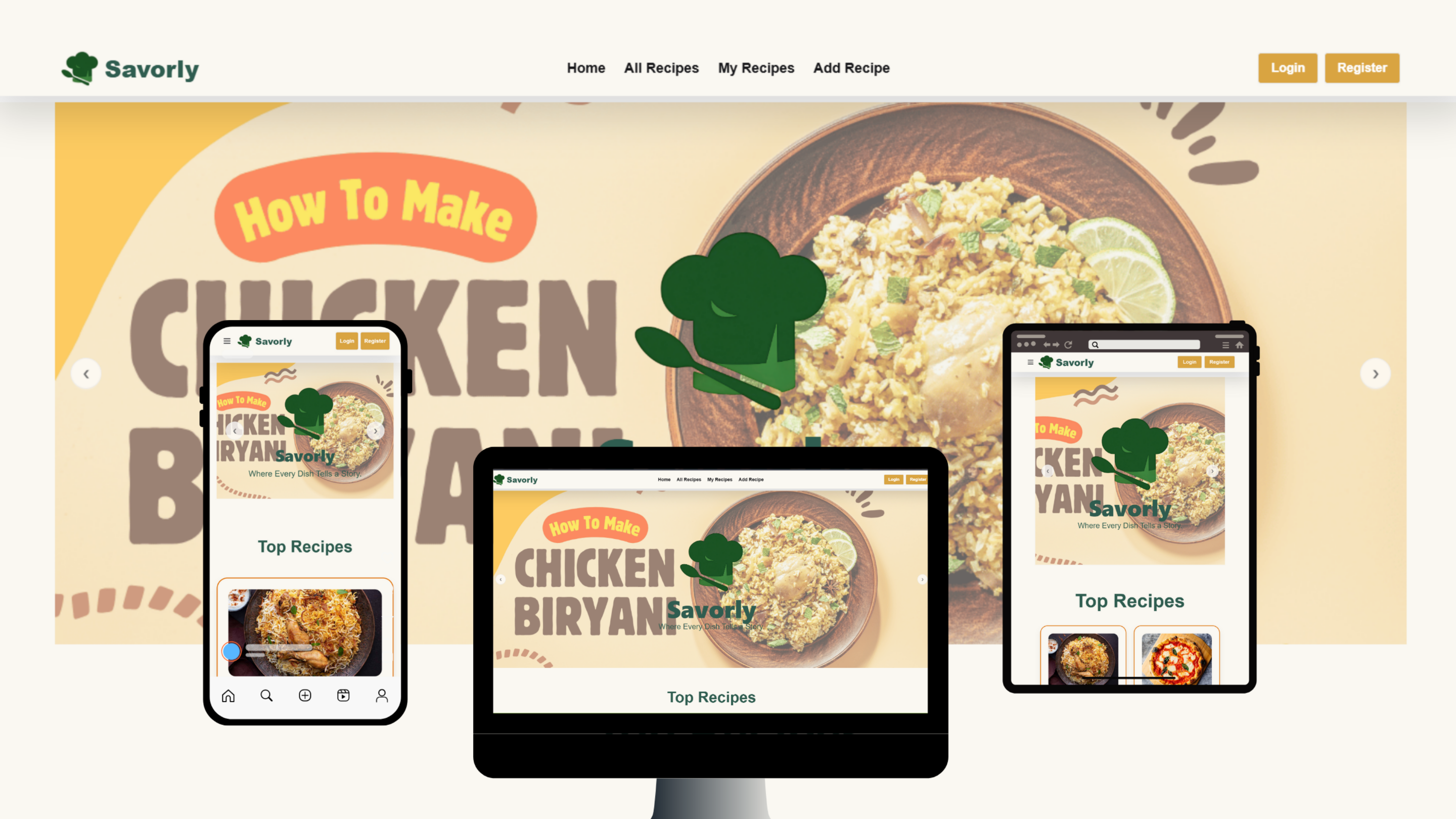 Savorly – Recipe Management Platform