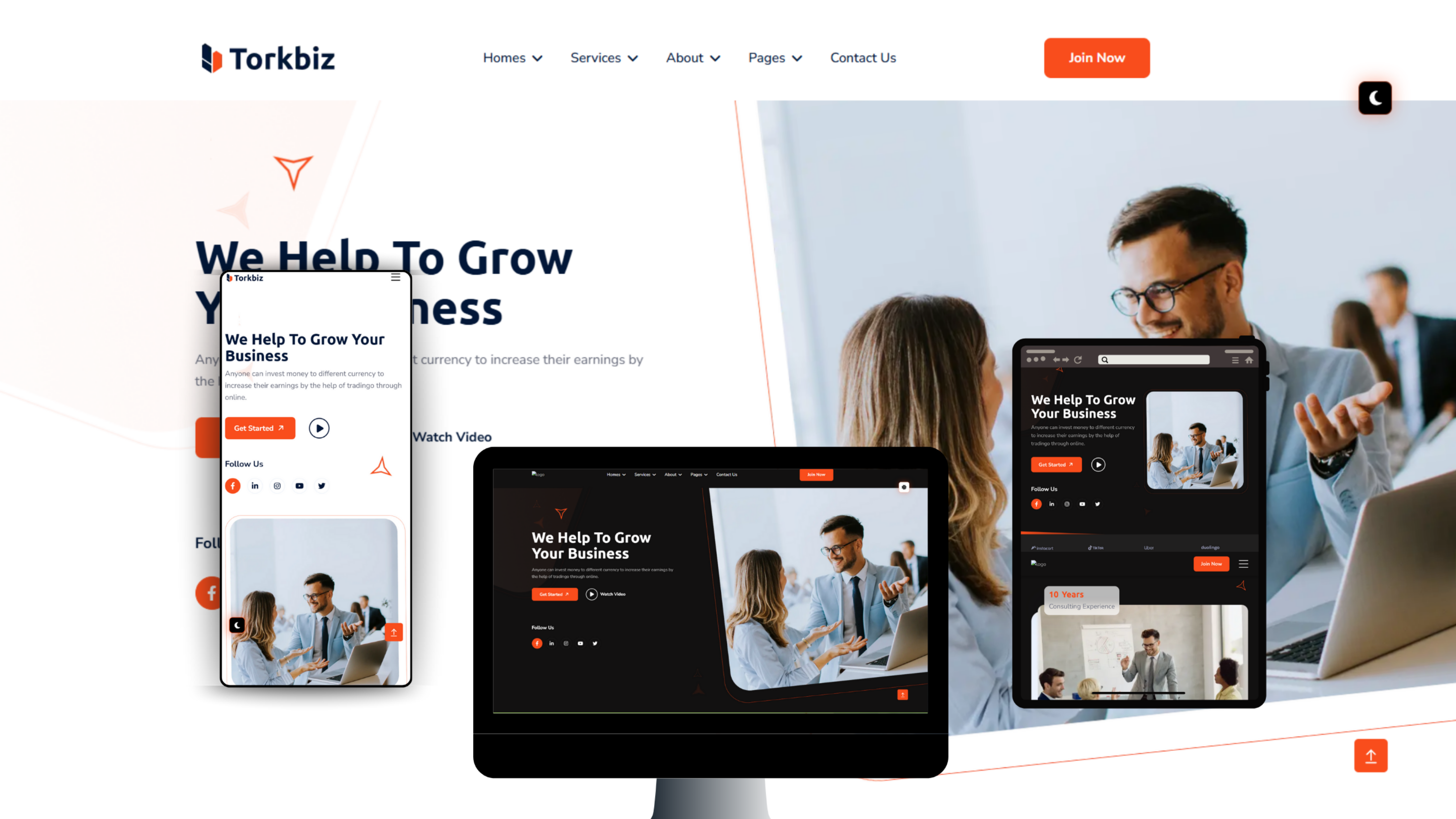 TorkBiz – Business & Trading Website Template
